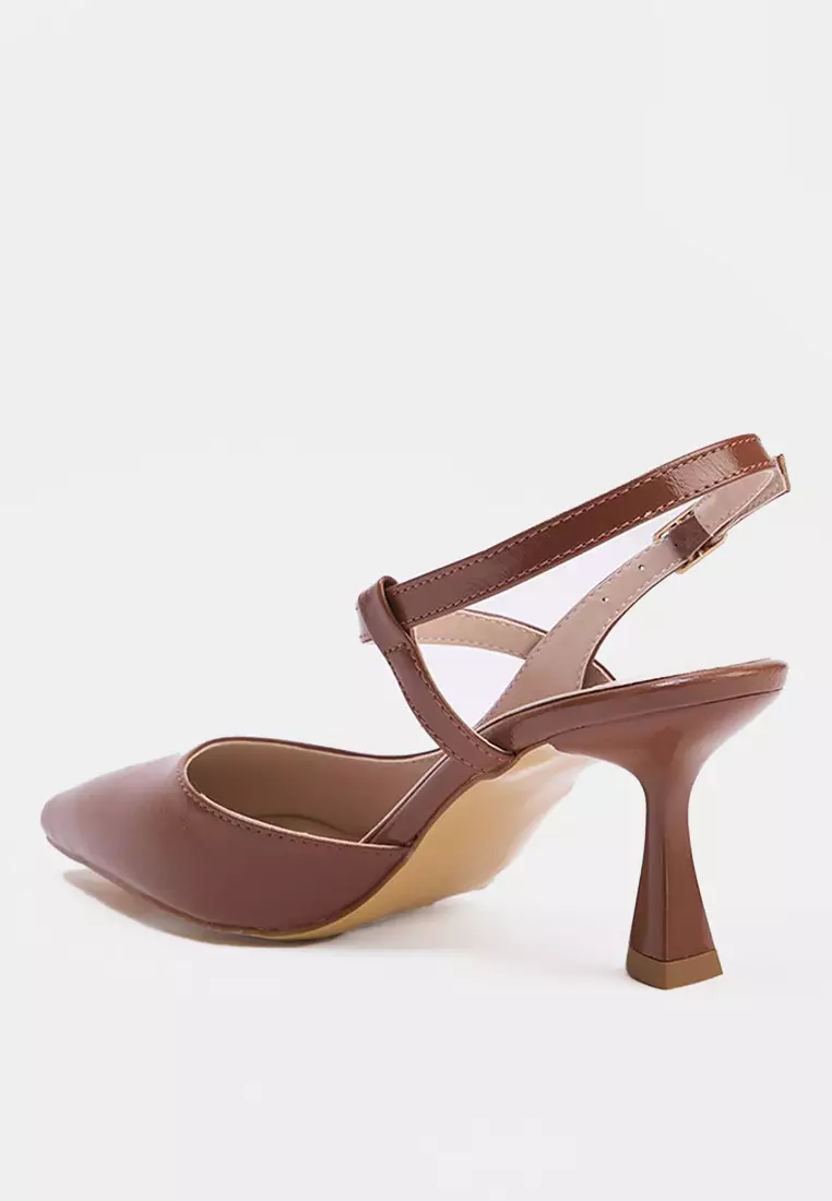 Ankle Strap Classic Heeled Shoes