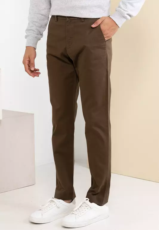 Premium Sateen Slim Chinos