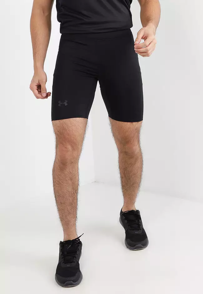 Mens compression leggings Under Armour SPEEDPOCKET TIGHT black