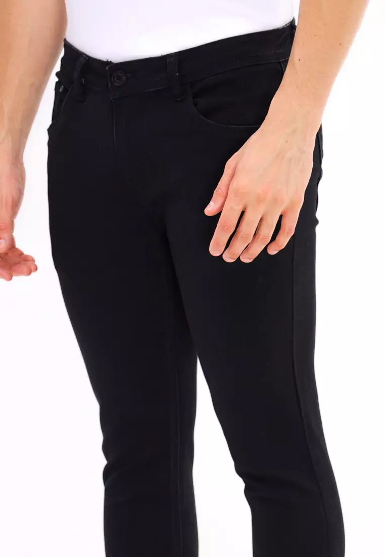 Denim Long Pants Skinny Fit Stretch