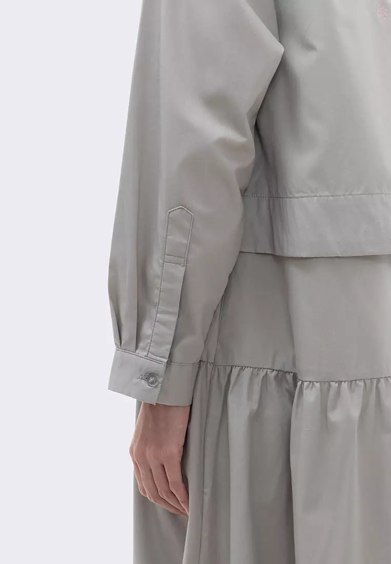 Ria Miranda Faded Blue Zaan Dress