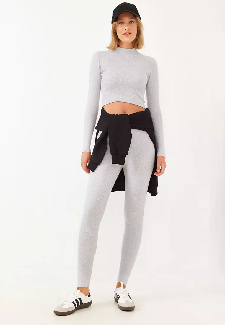 Women's Crop Top-Bottom Set With Tights 149 60251869