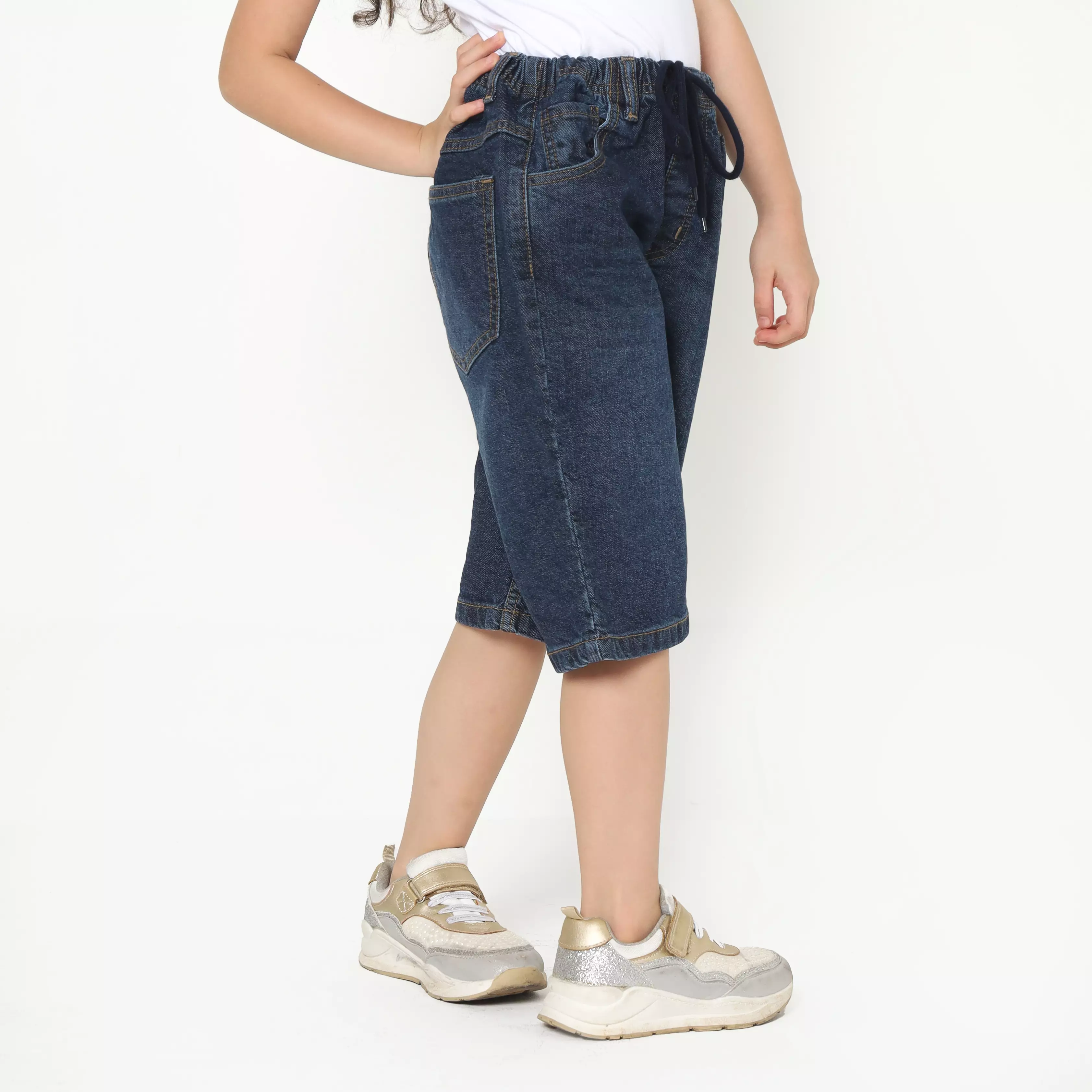 Celana Pendek Anak Perempuan Jeans Star Blue