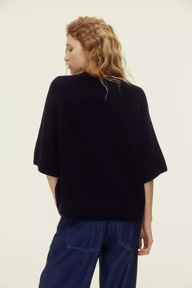 Rib-knit top