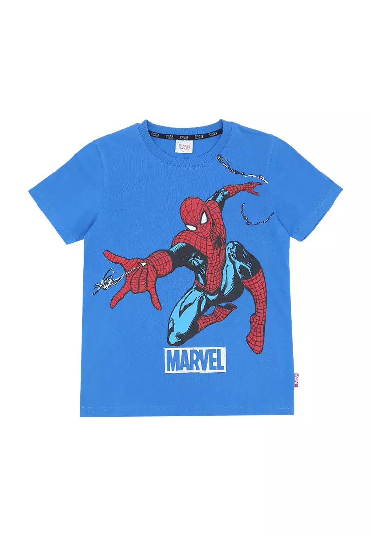 Boys Licensed Graphic T-Shirt Spidey Swing Pose