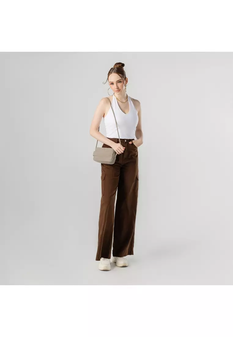 Poofah Crossbody Bag - Mocha