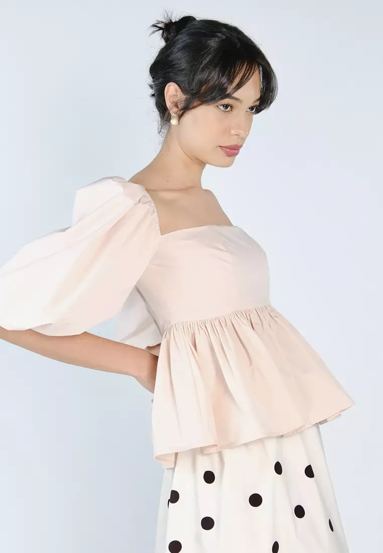 Mark Bumgarner X Vania Romoff Gia Short Sleeve Top