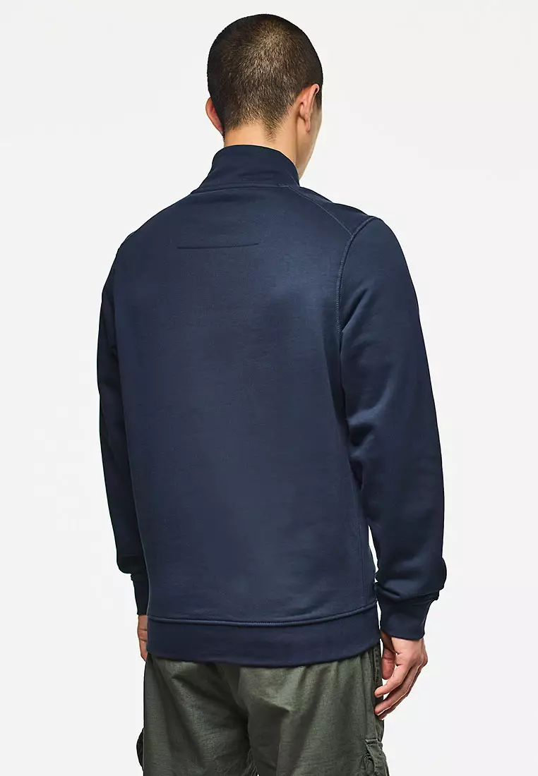 MENS NAVY KRAVIZ 1/4 ZIP WITH PARACHUTE OVERLAY