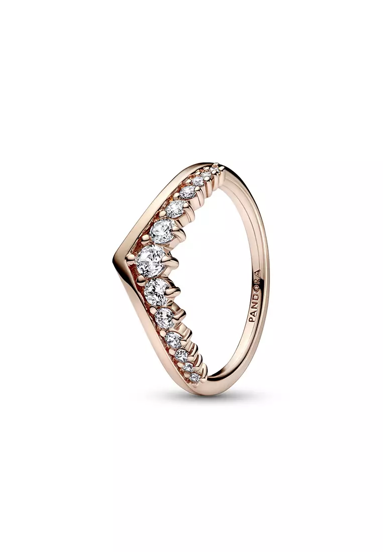 Pandora teardrop sale rose gold ring