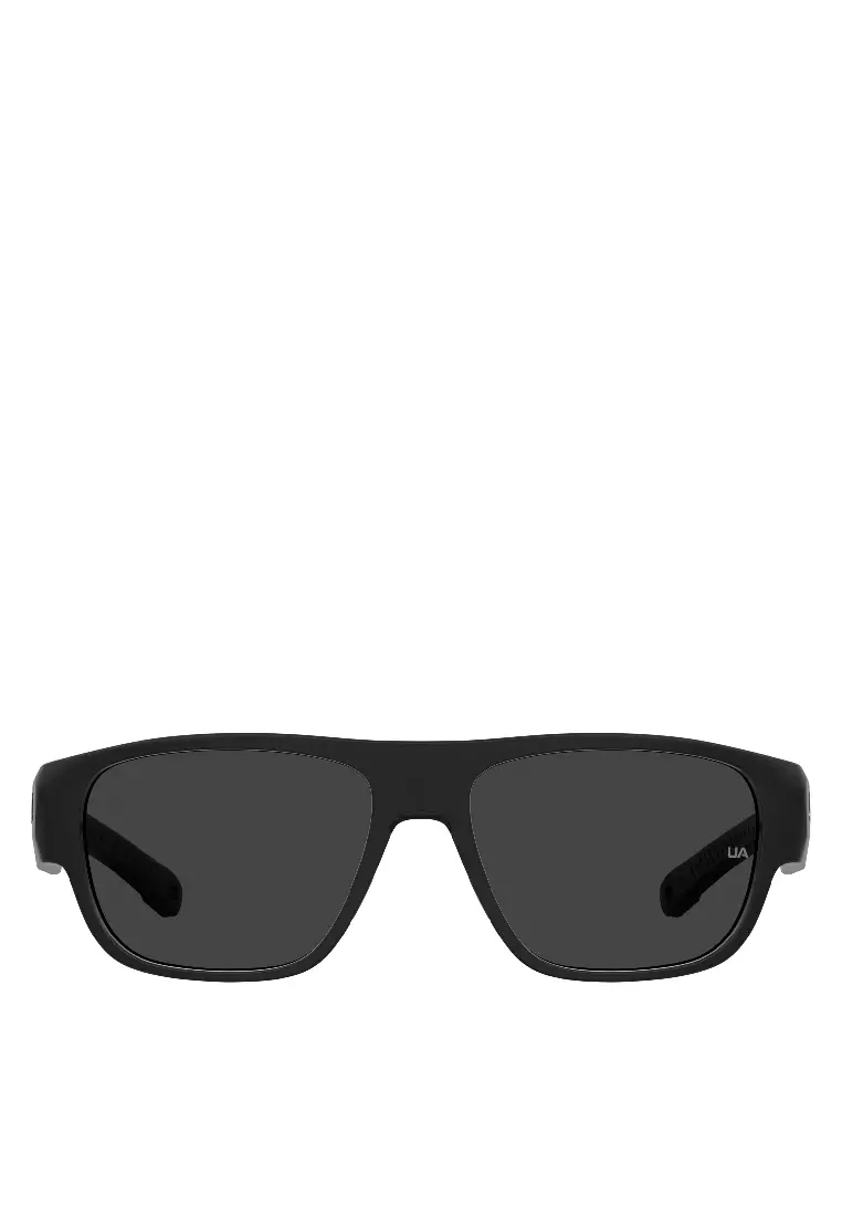 UNDER ARMOUR Sunglasses UA SCORCHER-807-IR, Rectangular Sharp with Black color