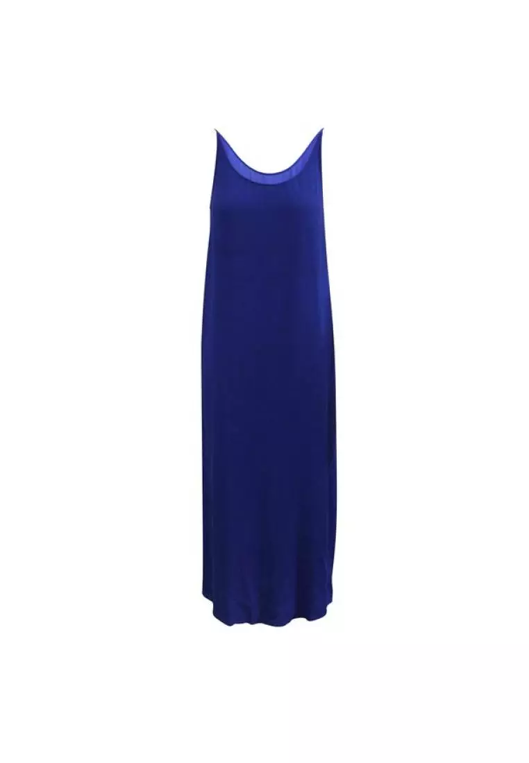 Electric blue on sale slip dress