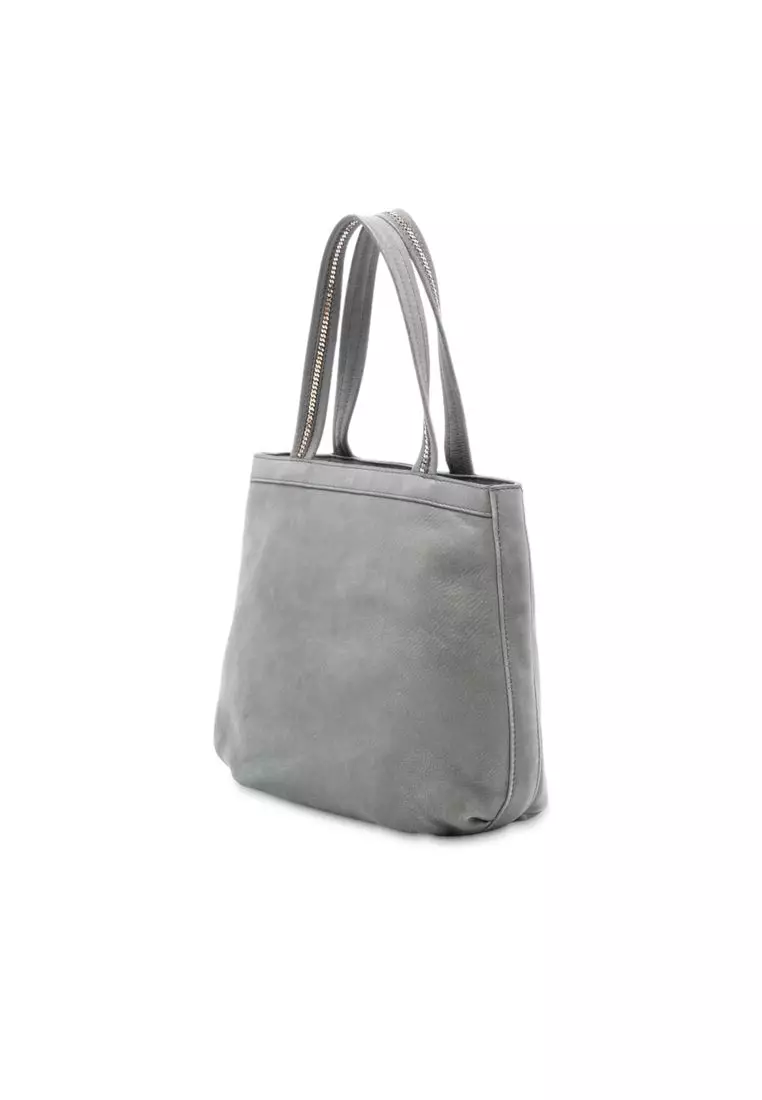 二手 Fendi 磨砂皮 FF 鏈條手提包