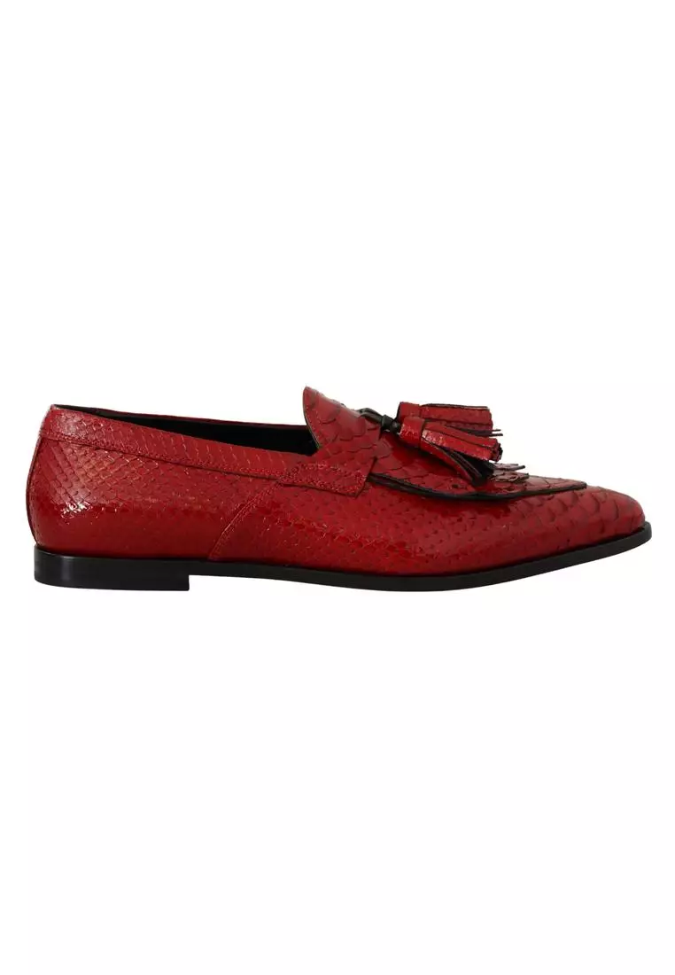 Red moccasins sales