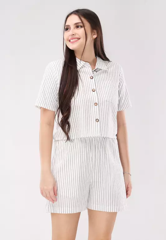 Short Sleeves Terno Skort