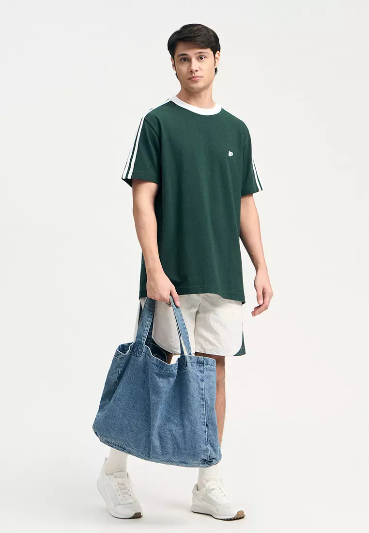 Regular Fit T-shirt with Contrast Details