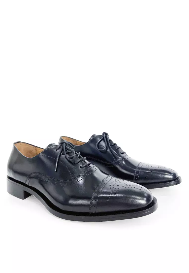 Brooklyn Cap toe Brogued Oxfords