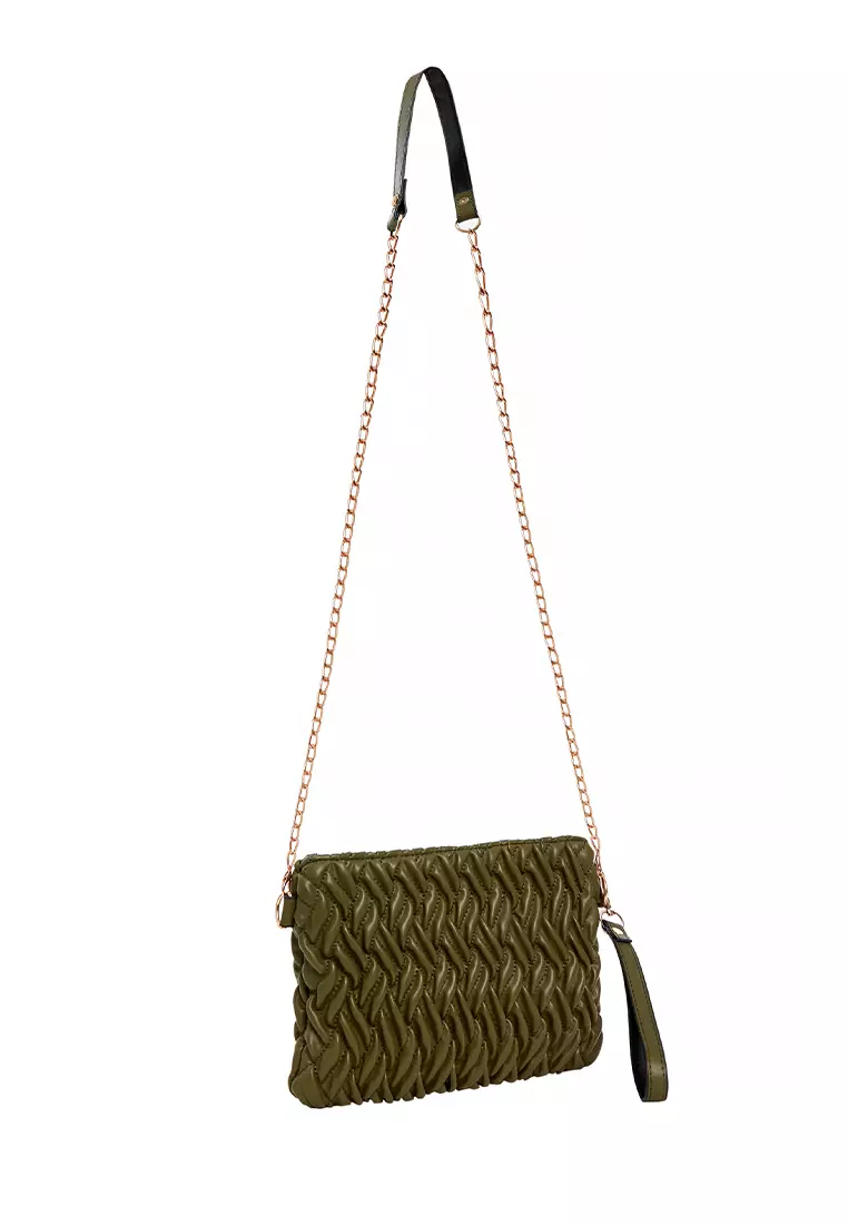 Buy PARIGI CLUB Khaki Cross Body Bag 2023 Online ZALORA Singapore