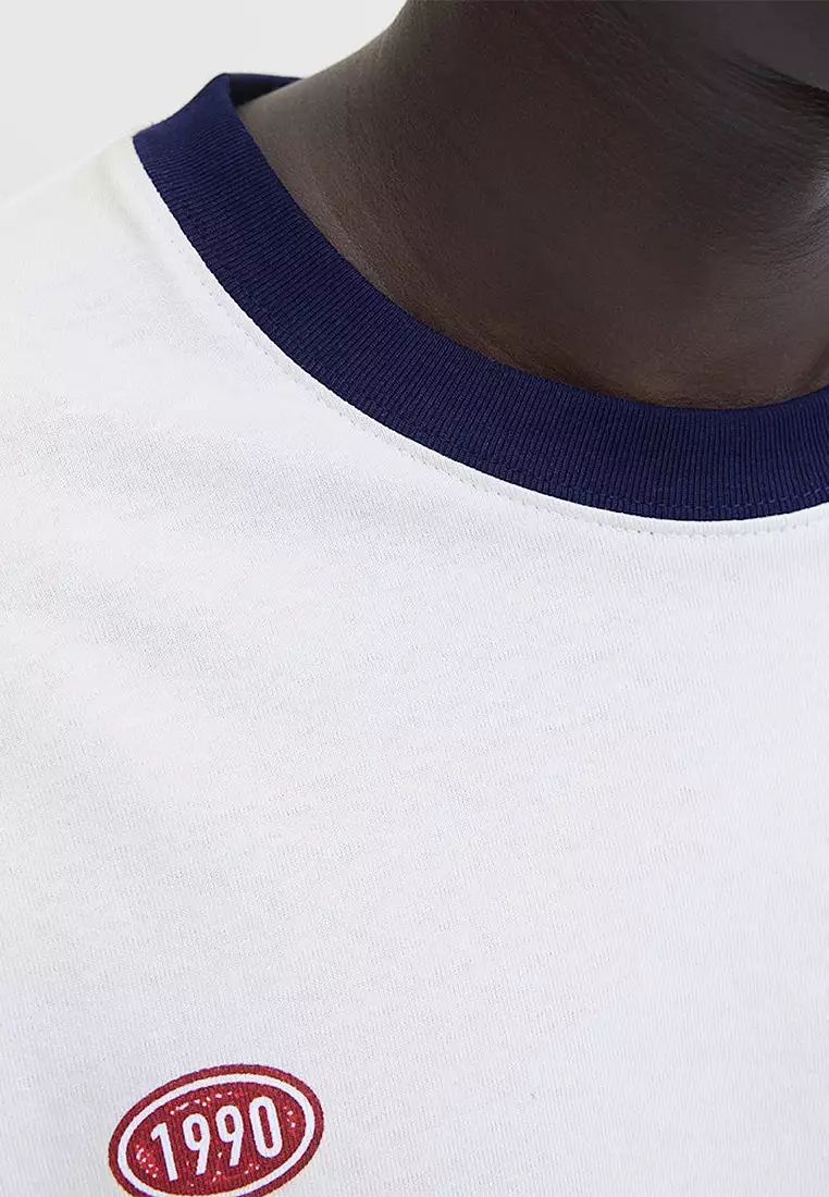 Short Sleeve Ringer Front Tee