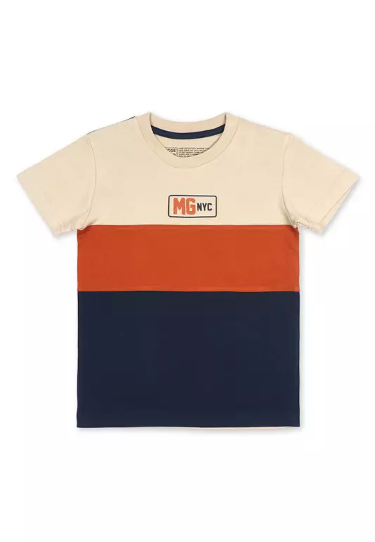 Boys Combi T-Shirt with Print Details