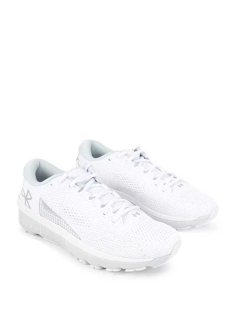 Under armour shop white running shoes