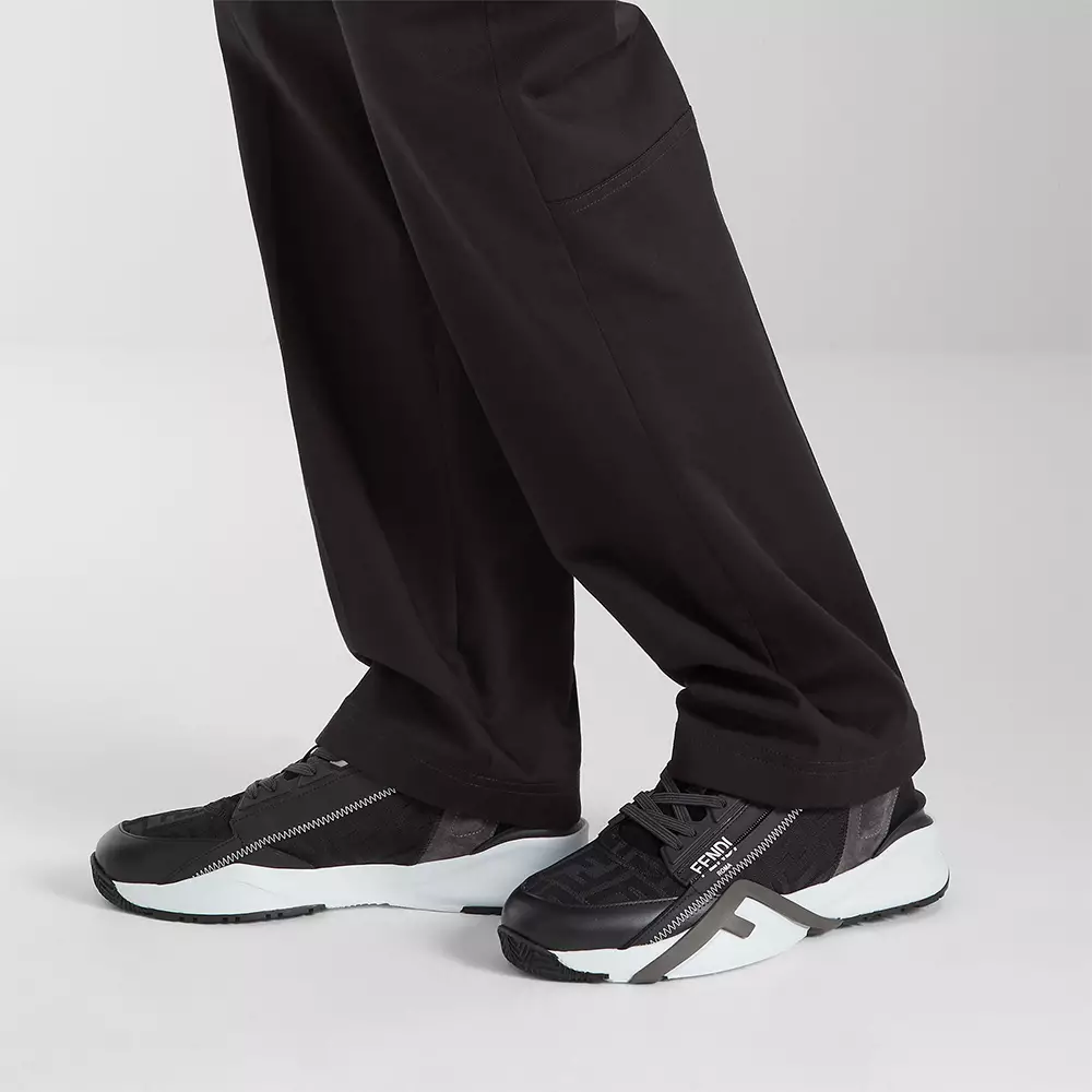 FF Flow Jacquard Sneakers Black
