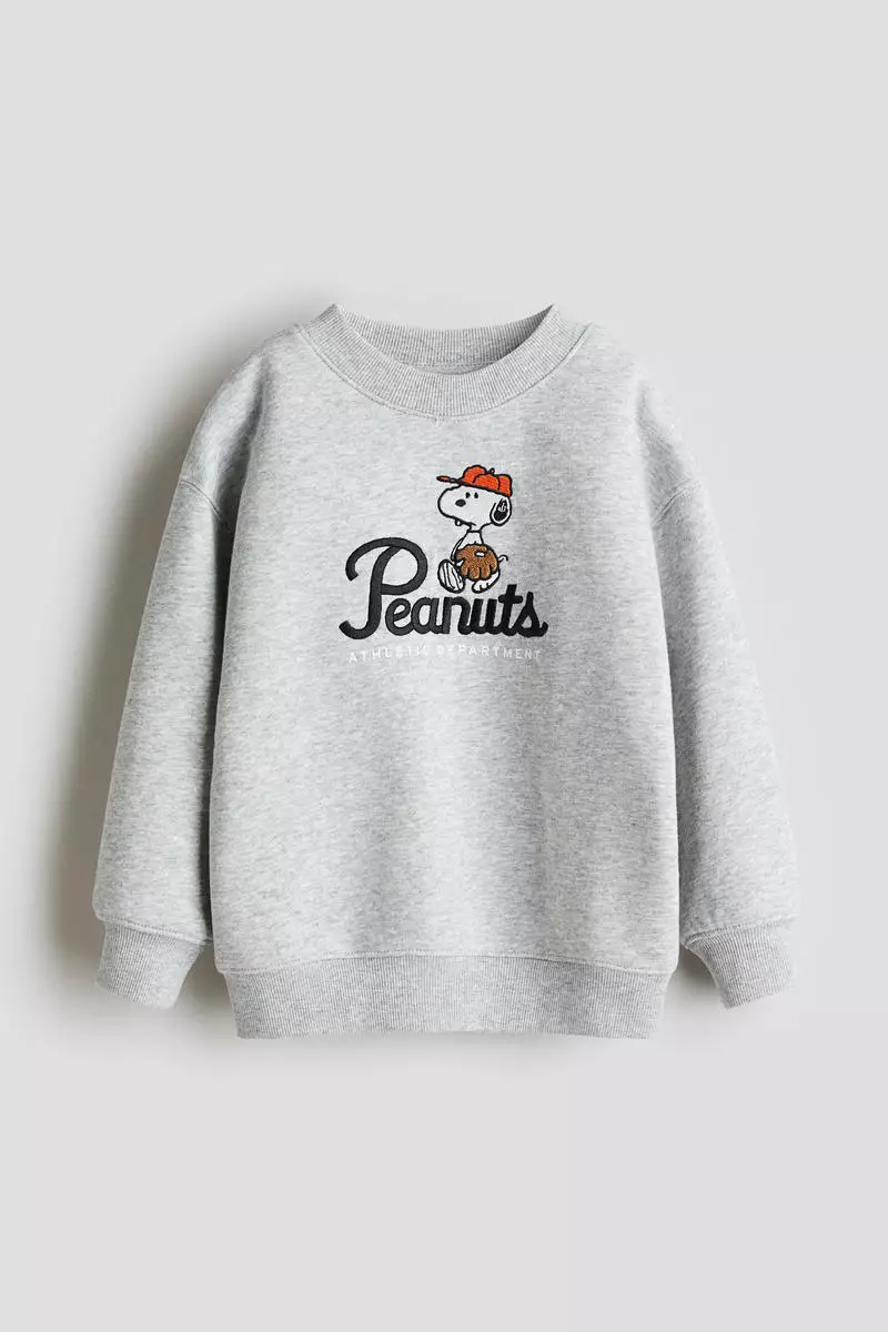 Oversized printed sweatshirt