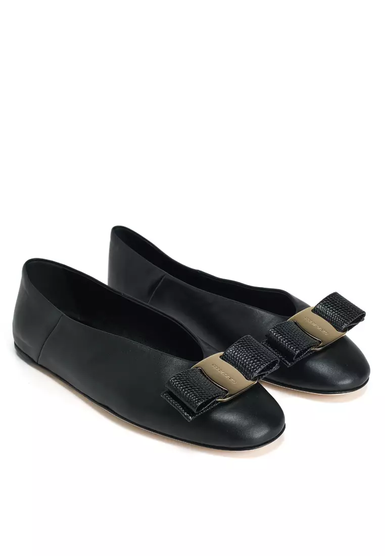 Buy Salvatore Ferragamo Vara Bow Ballet Flats (ct) 2025 Online
