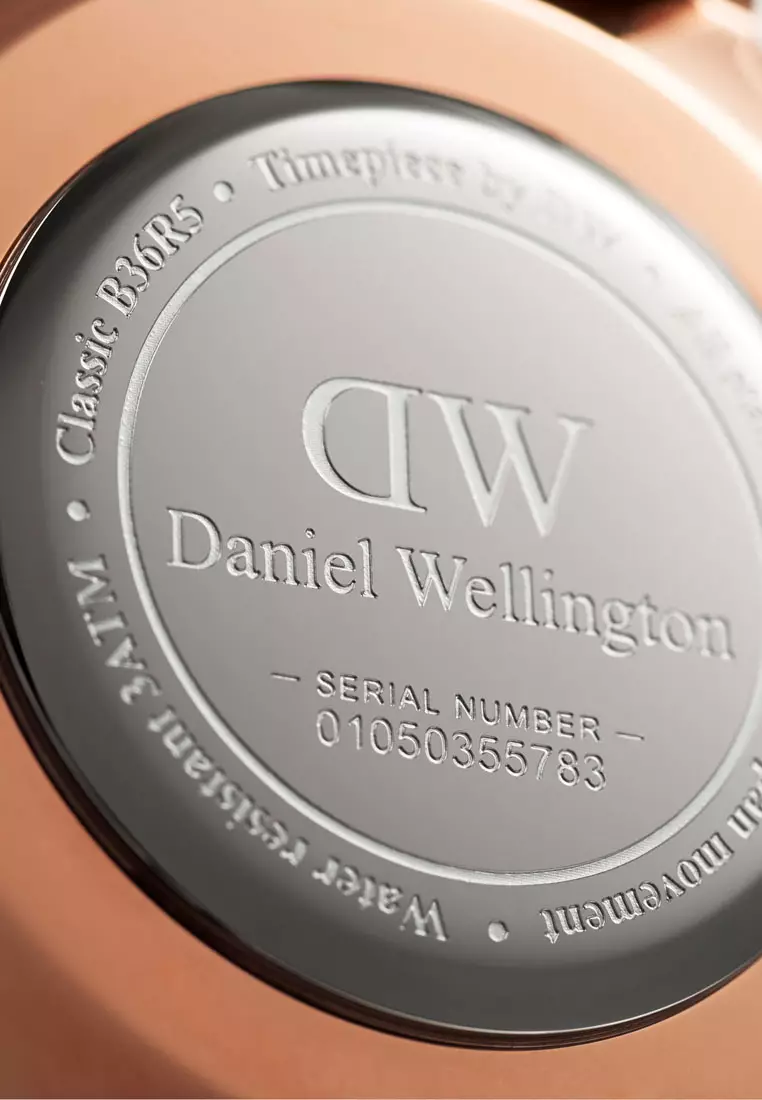 Daniel Wellington Classic York 36mm Watch White dial Leather