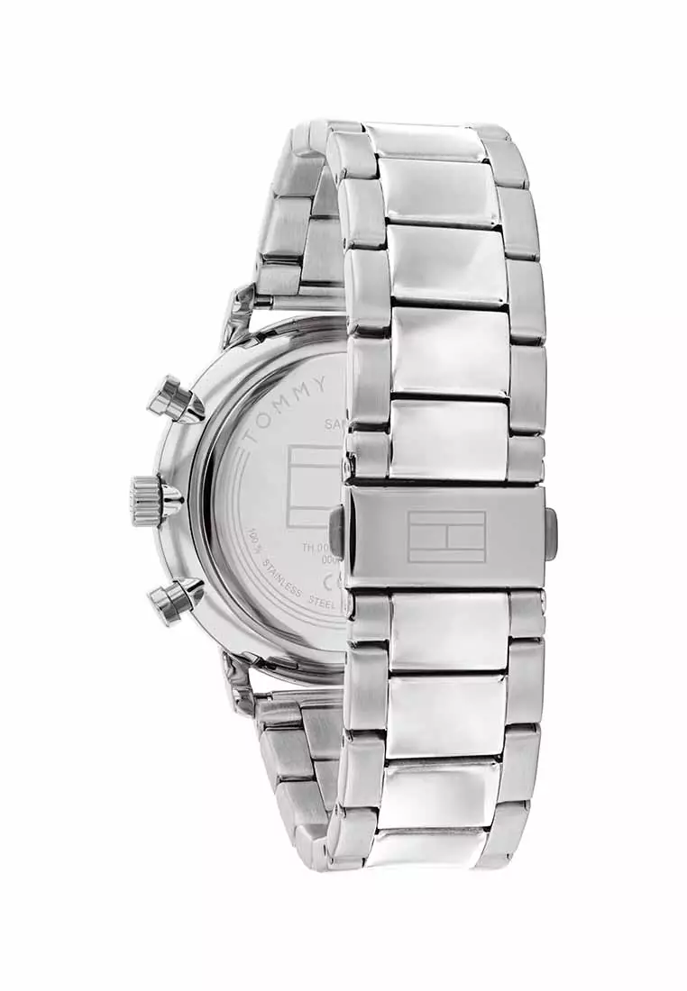 Buy Tommy Hilfiger Legend Men's Watch Stainless Steel Strap - Navy Dial ...