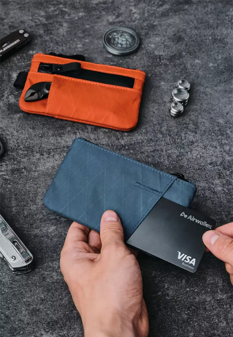 Alpaka Zip Cardholder - Cayenne RX30