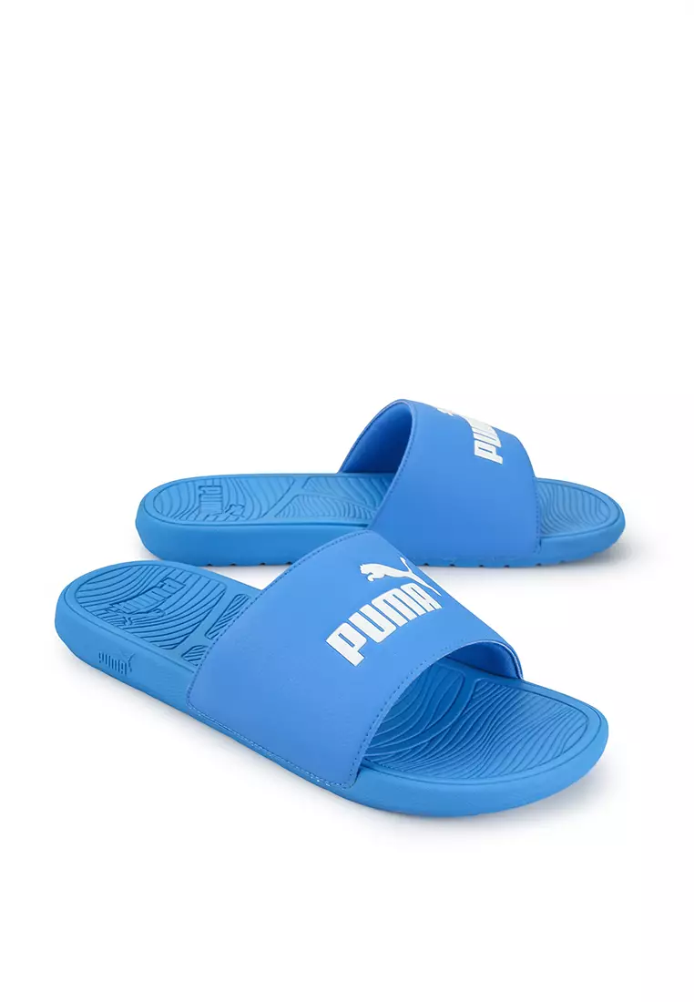 All white sale puma slides