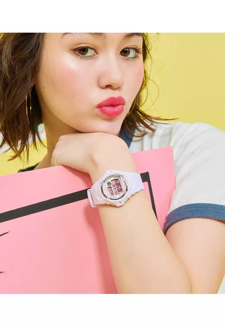 Casio baby g pink watch best sale