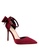 Twenty Eight Shoes red Double Layer Bows Evening and Bridal Shoes VP51961 439BFSHA72ED6FGS_2