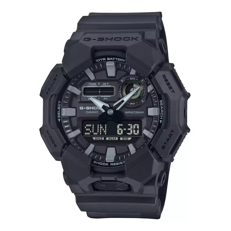 Jam Tangan Pria Casio G-Shock GA-010-1A1JF Analog Digital Black Dial Black Resin Band (JDM)