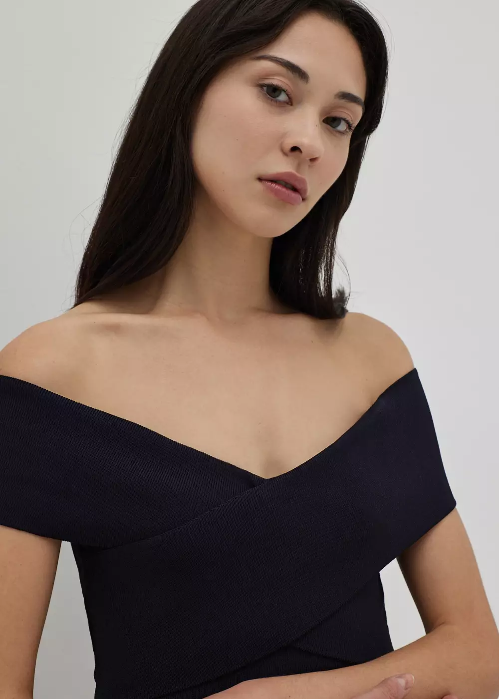 Jual Love, Bonito Vivica Off Shoulder Knit Dress Original 2024 ZALORA