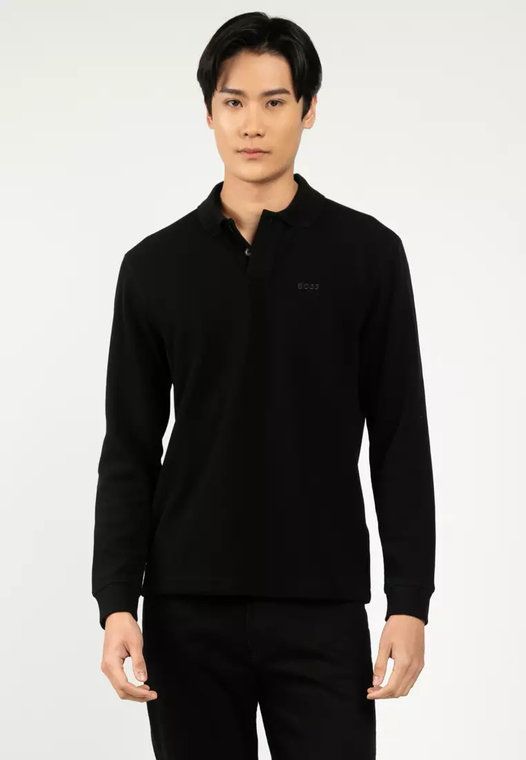 Buy Boss Long Sleeve Polo Shirt BOSS Orange 2025 Online ZALORA