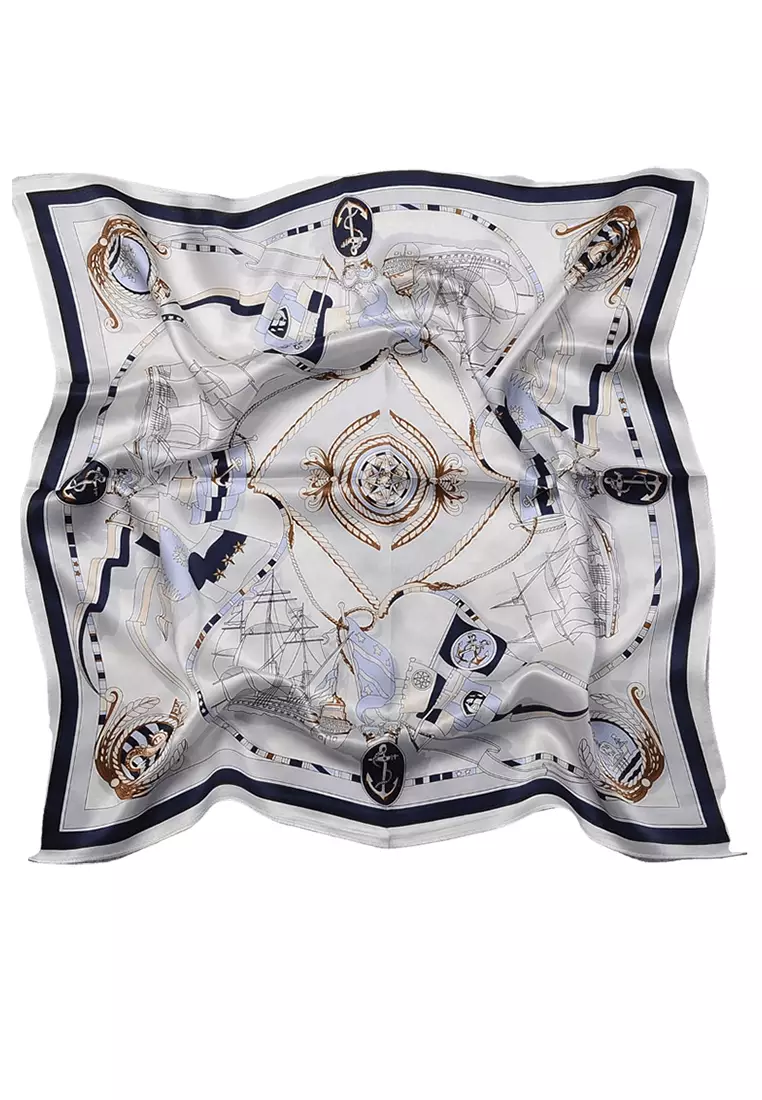 Buy SOEOES Premium Silk Square Scarves 2023 Online ZALORA Singapore