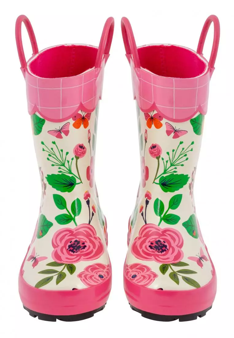 Rain Boots Butterfly