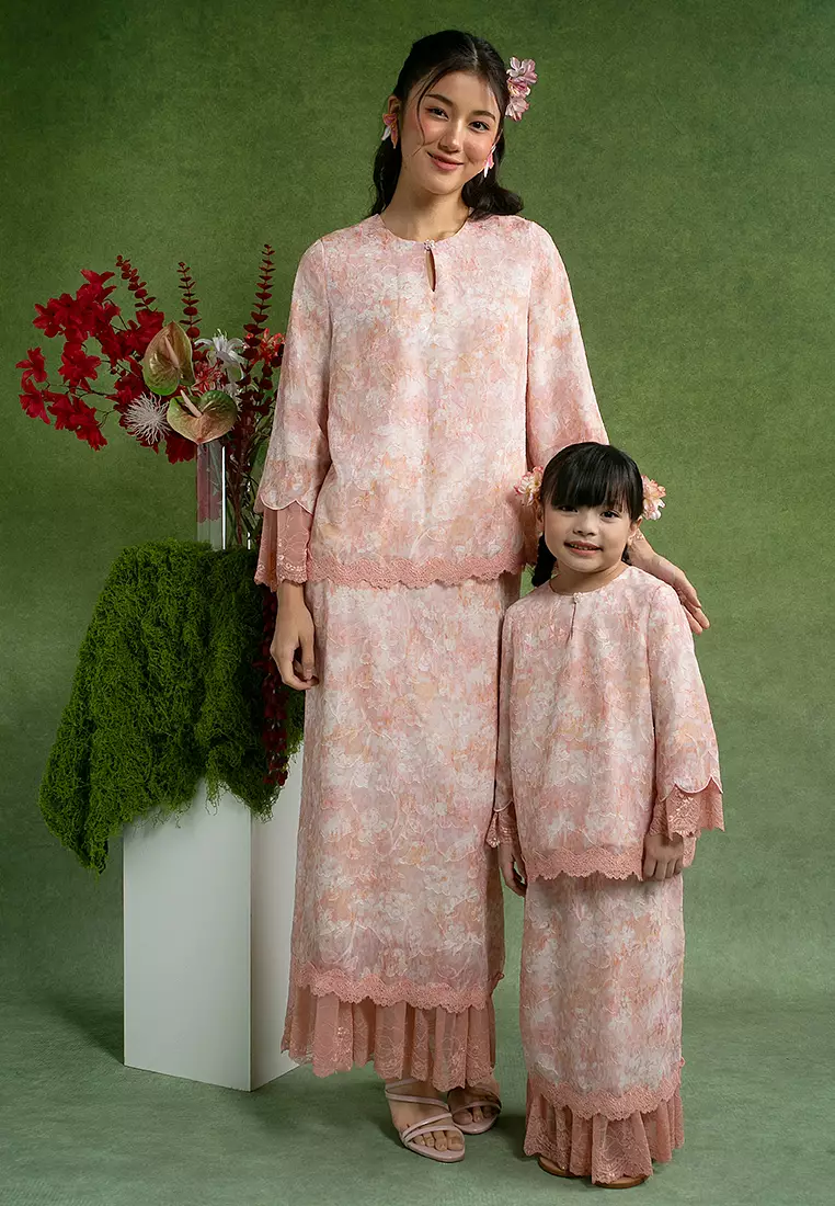 Darin Lace Top with Skirt Set