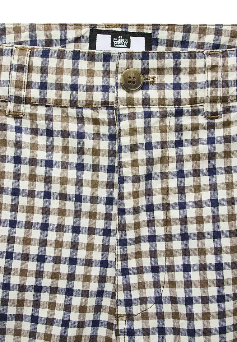 MENS MID HOUSE CHECK IVAN CHECK MID HOUSE CHECK WOVEN SHORT