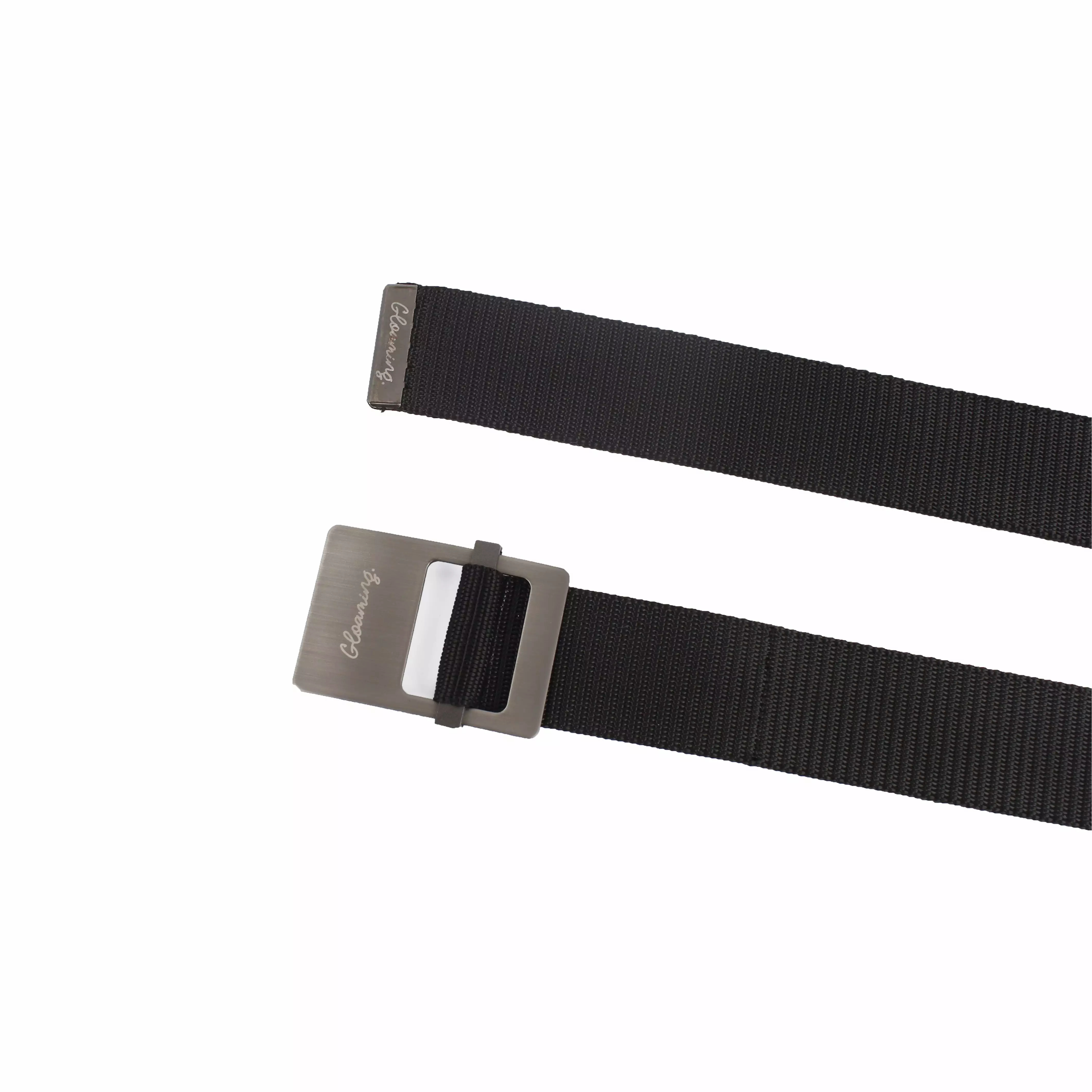 Gloaming Mottoo Black Ikat Pinggang Pria Kanvas Original Gloaming Belt