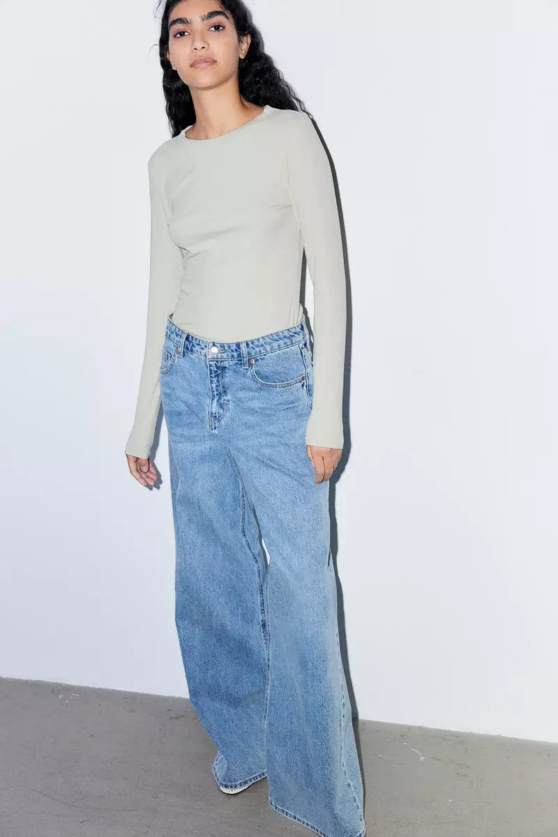 Ribbed modal-blend top