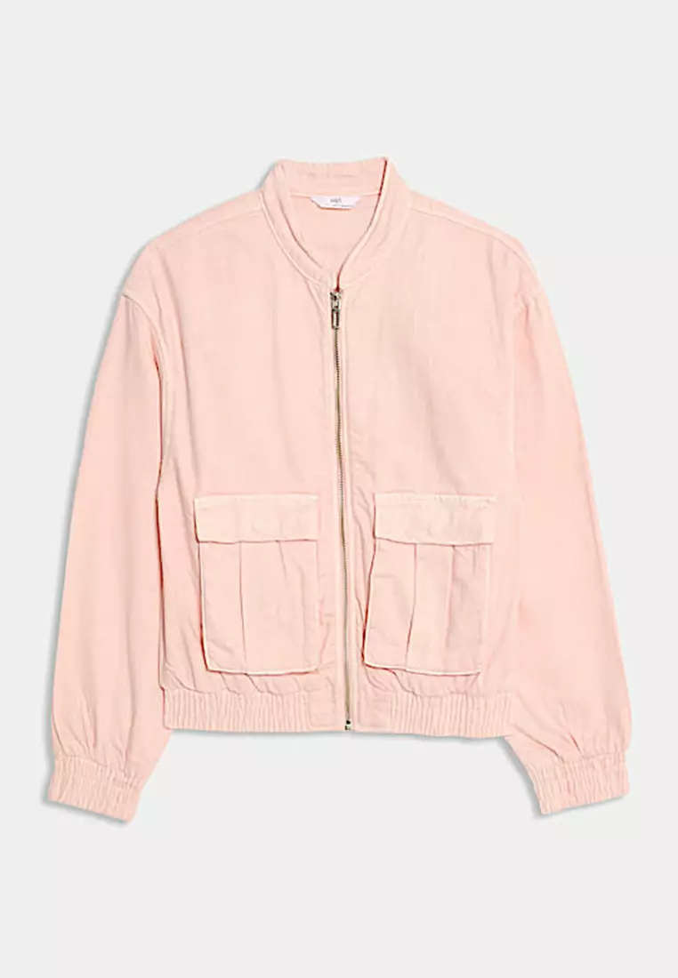 Denim Bomber Jacket
