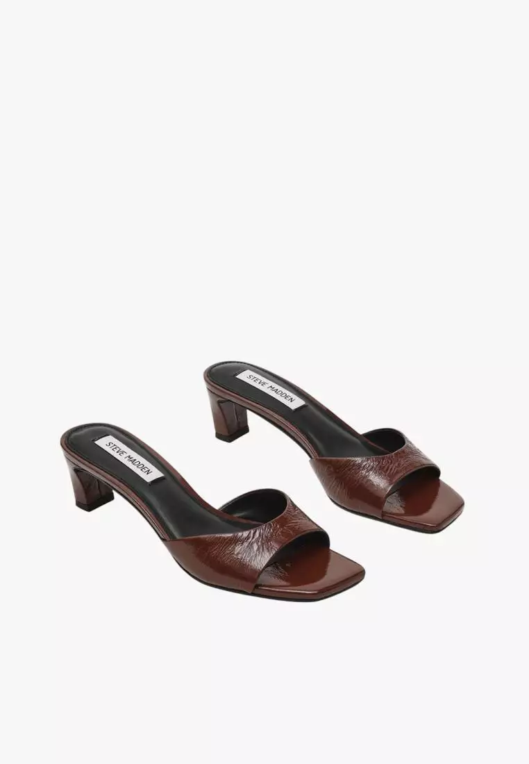 Steve Madden HINTS Women's Heels Sandals - Chocolate