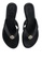 TORY BURCH black and gold Benton Thong Sandals (nt) 0FF07SH4370FF7GS_4