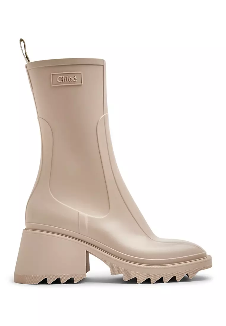 Discount on Chloé  shoes - SKU: Chloe Betty Rain Women's Boots In Nomad Beige