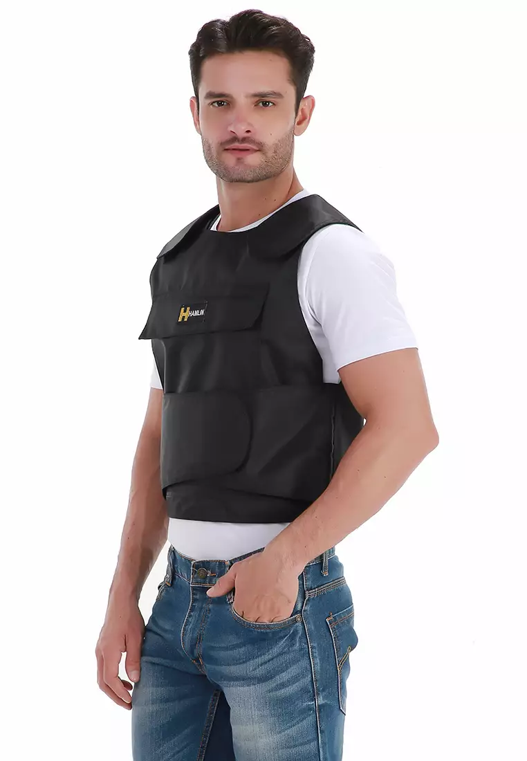 Clover Rompi Militer Airsoft CS Vest Shockproof Material Nylon ORIGINAL - Black