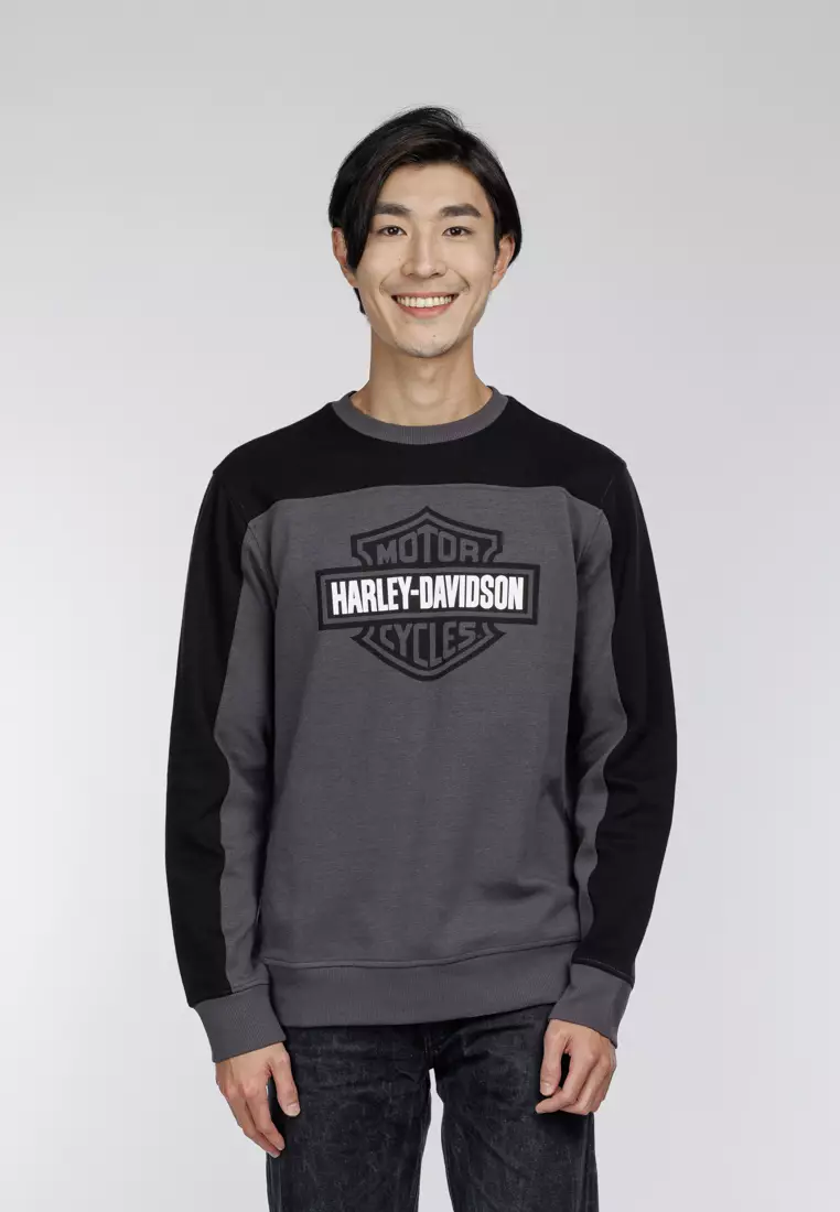 Vintage harley davidson crewneck sweatshir sales