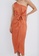 FORCAST orange Pia One-Shoulder Dress EC199AAAB8F81DGS_3
