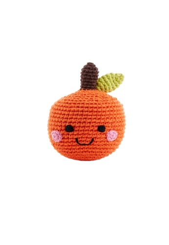 E&S Blessing Pebble Child Friendly Fruit Rattle - Orange 819C9ES2C8902EGS_1